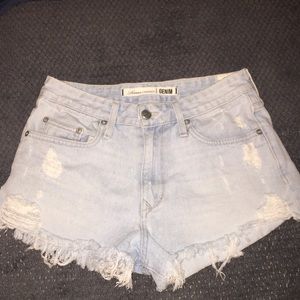 Lovers + FRIENDS jean shorts